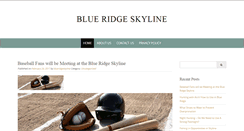 Desktop Screenshot of blueridgeskyline.com